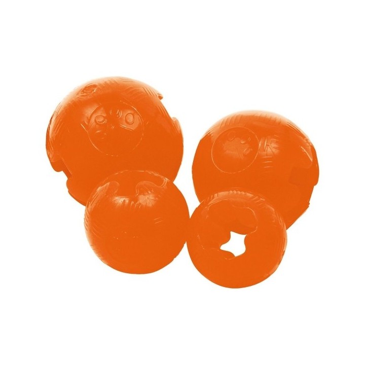 Jouet pour chien Gloria TPR Orange (5.7cm)
