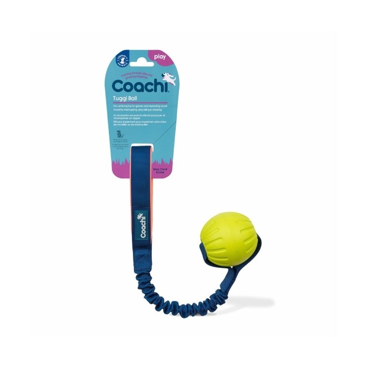 Jouet d'entraînement Coachi TUGGI BALL Bleu