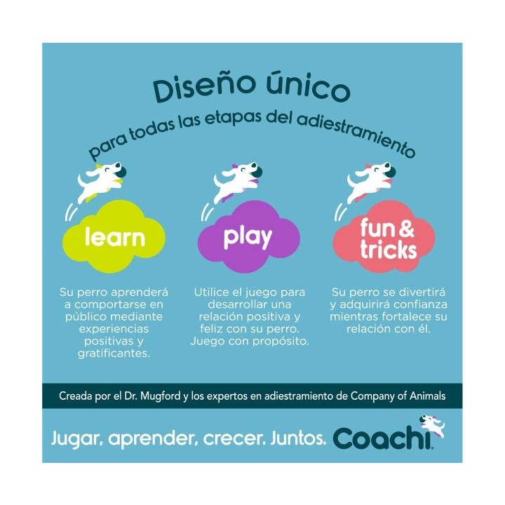 Jouet d'entraînement Coachi TUGGI BALL Bleu