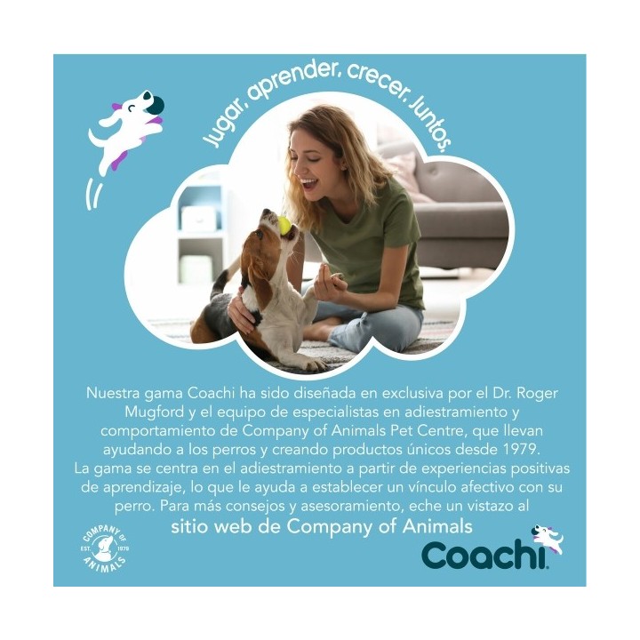 Jouet d'entraînement Coachi TUGGI BALL Bleu