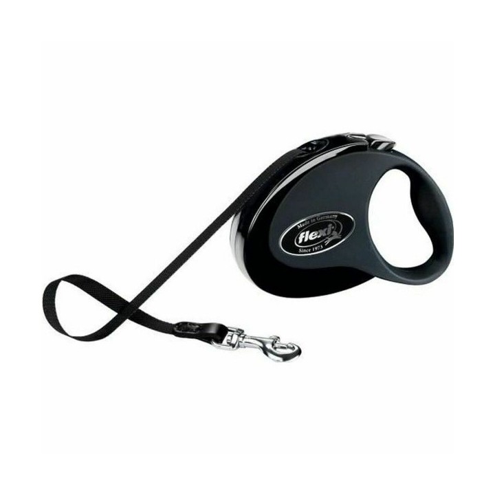 Laisse pour Chien Flexi New Classic 5m Noir Taille S