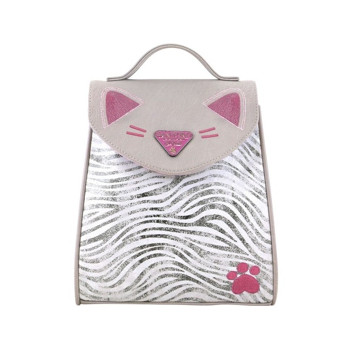 Sac à dos Casual Gorjuss Ruby wild Gris (23 x 11 x 27 cm)