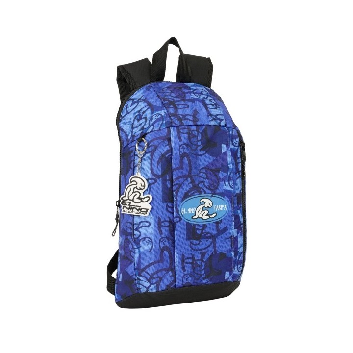 Sac à dos Casual El Niño Roller Bleu Noir 22 x 39 x 10 cm