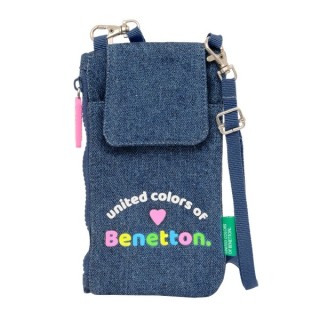 Porte monnaie Benetton Denim Sac pour téléphone portable Bleu