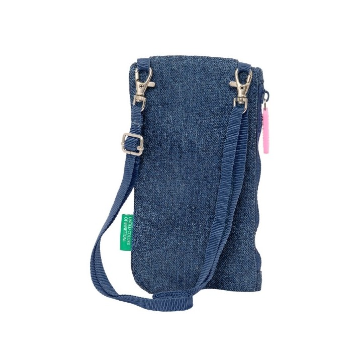 Porte monnaie Benetton Denim Sac pour téléphone portable Bleu