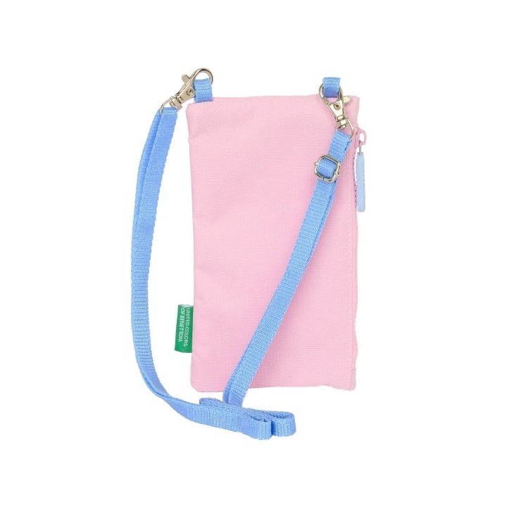 Porte monnaie Benetton Pink Sac pour téléphone portable Rose