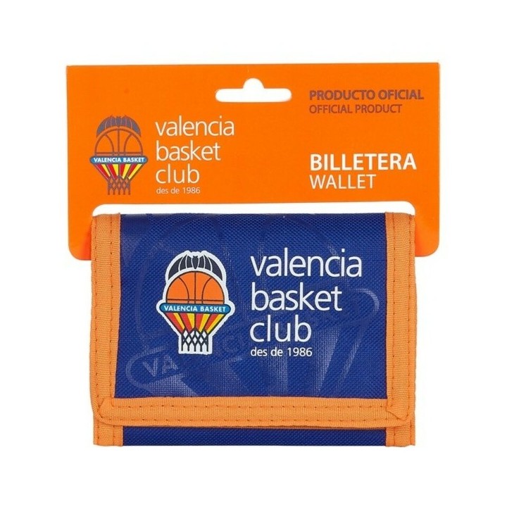 Portefeuille Valencia Basket Bleu Orange