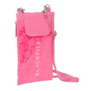 Porte monnaie BlackFit8 Glow up Rose Protection pour téléphone portable