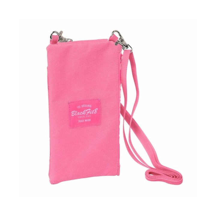 Porte monnaie BlackFit8 Glow up Rose Protection pour téléphone portable