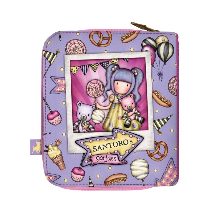 Portefeuille Gorjuss First prize Lila 10 x 12 x 3 cm