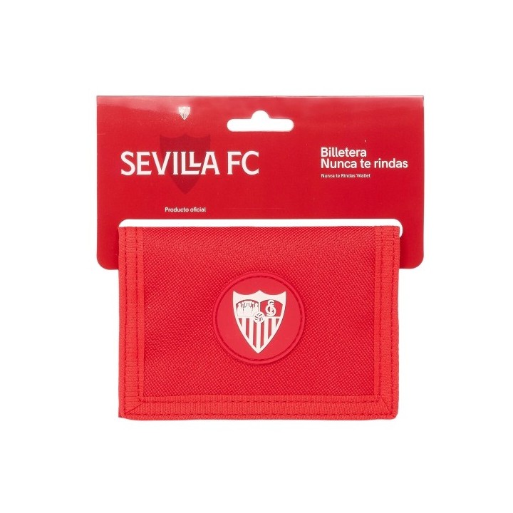 Portefeuille Sevilla Fútbol Club Rouge 12,5 x 9,5 x 1 cm