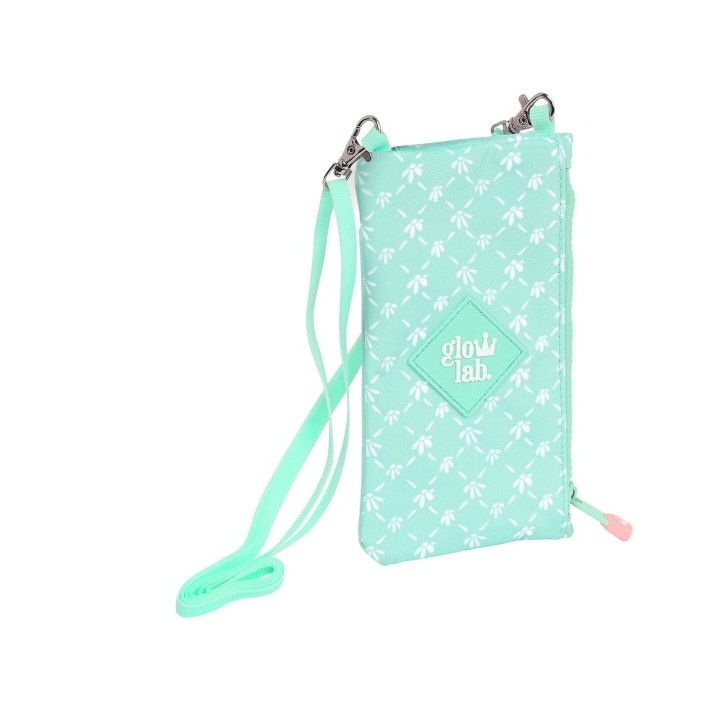 Porte monnaie Glow Lab Pepa Vert Protection pour téléphone portable