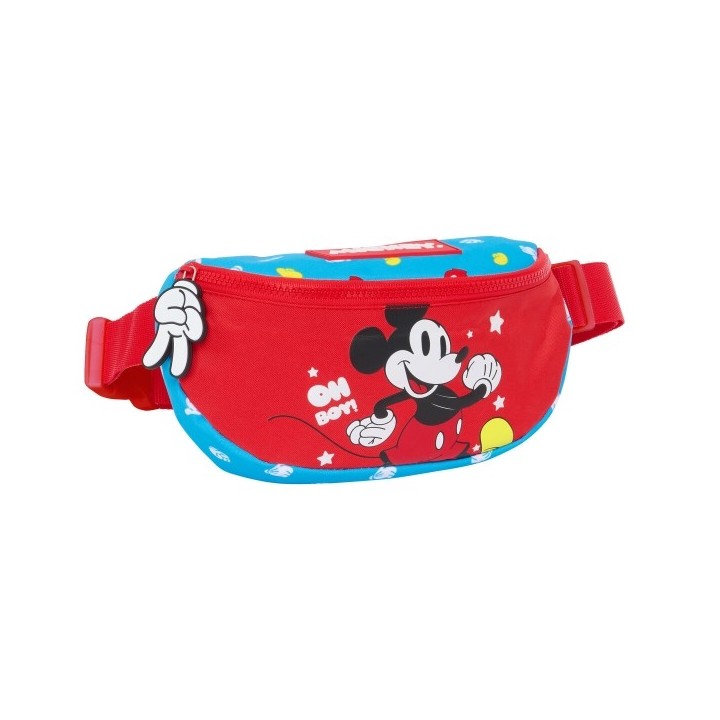 Sac banane Mickey Mouse Clubhouse Fantastic Bleu Rouge 23 x 14 x 9 cm