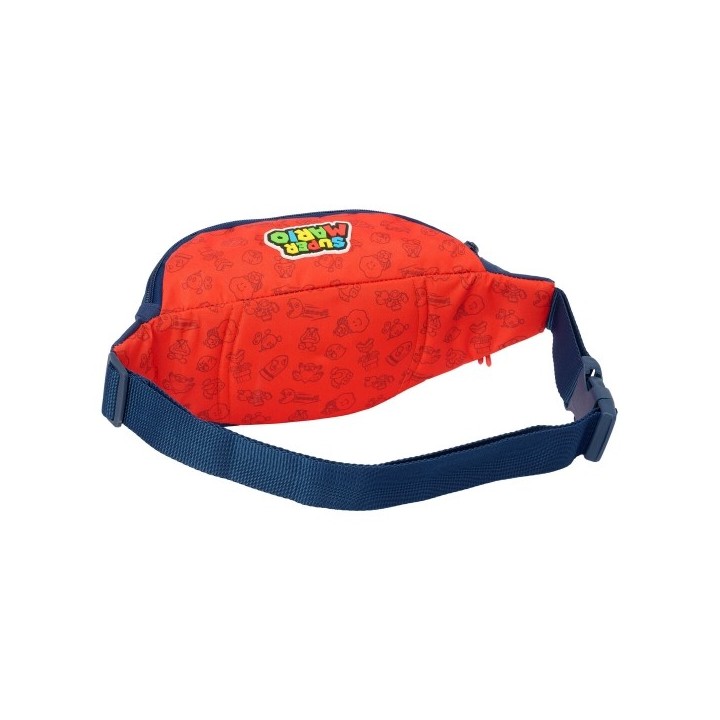 Sac banane Super Mario Trick Rouge Bleu foncé 23 x 12 x 9 cm