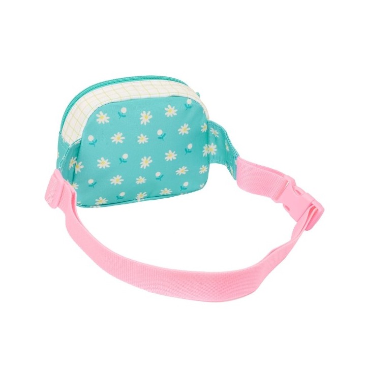 Sac banane Peppa Pig Pretty flowers Jaune Menthe 14 x 11 x 4 cm