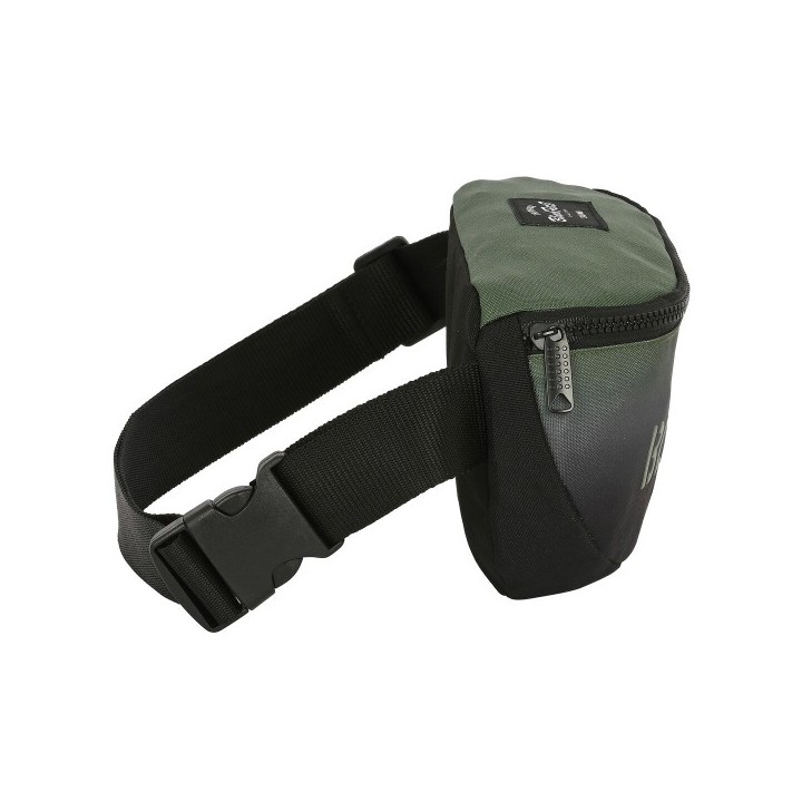 Sac banane BlackFit8 Gradient Noir Vert militaire 23 x 14 x 9 cm