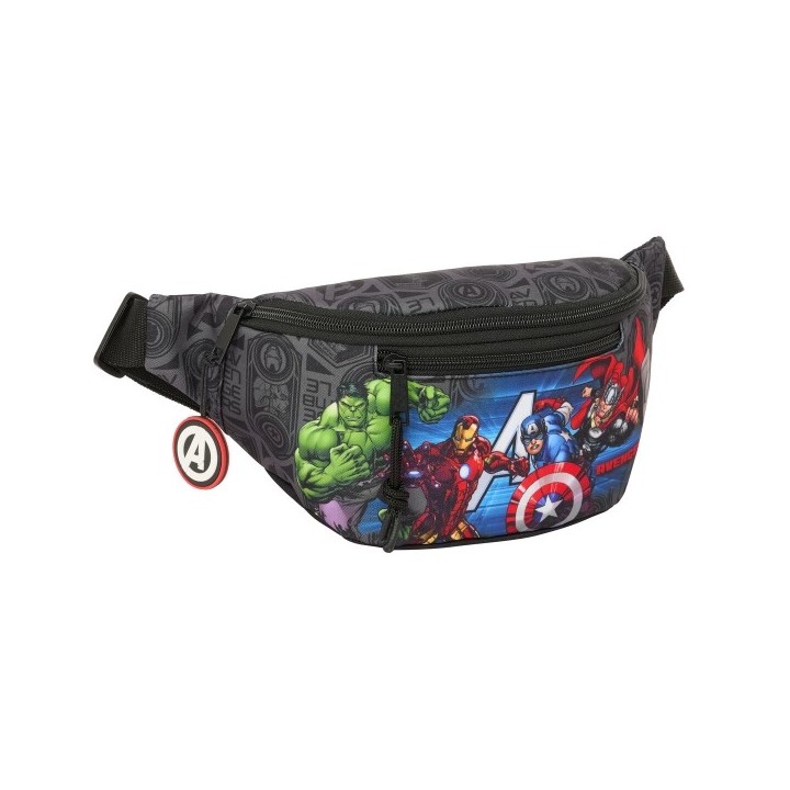 Sac banane The Avengers Vendetta Noir 23 x 12 x 9 cm
