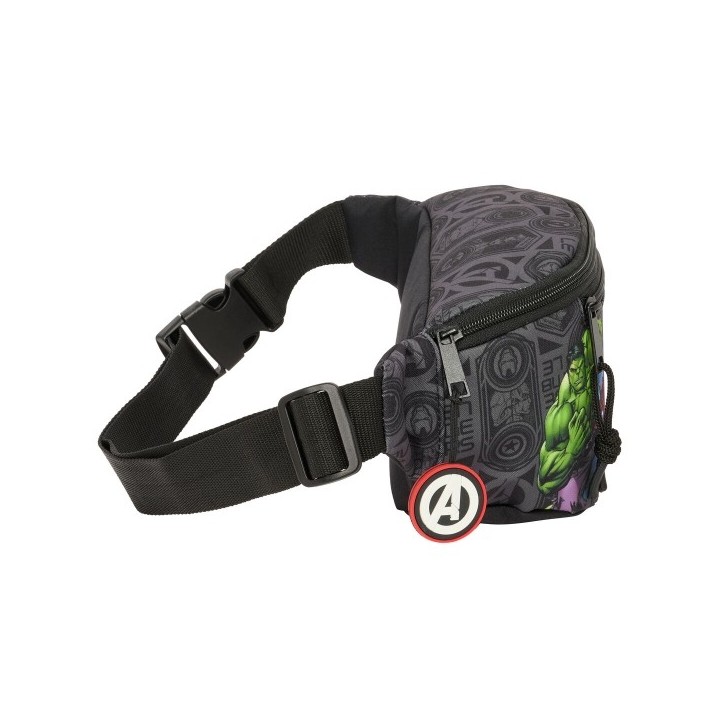 Sac banane The Avengers Vendetta Noir 23 x 12 x 9 cm