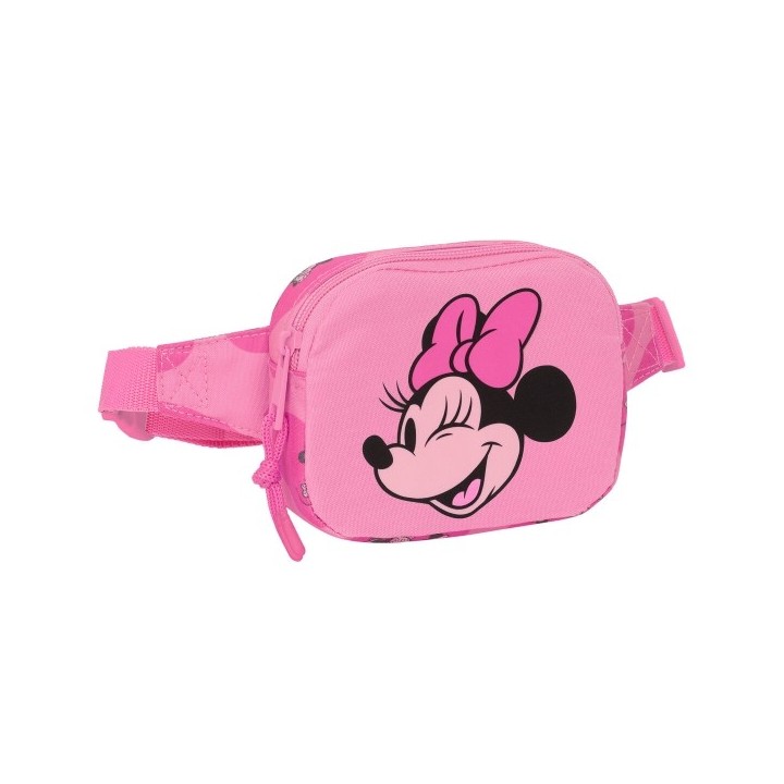 Sac banane Minnie Mouse Loving Rose 14 x 11 x 4 cm