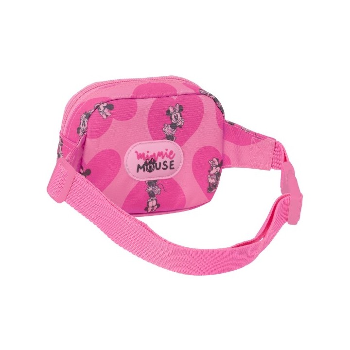 Sac banane Minnie Mouse Loving Rose 14 x 11 x 4 cm