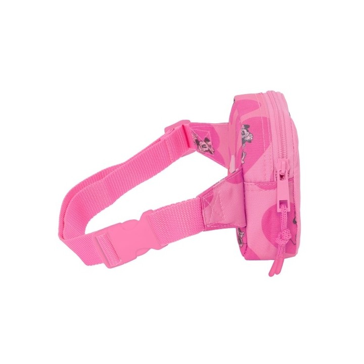 Sac banane Minnie Mouse Loving Rose 14 x 11 x 4 cm