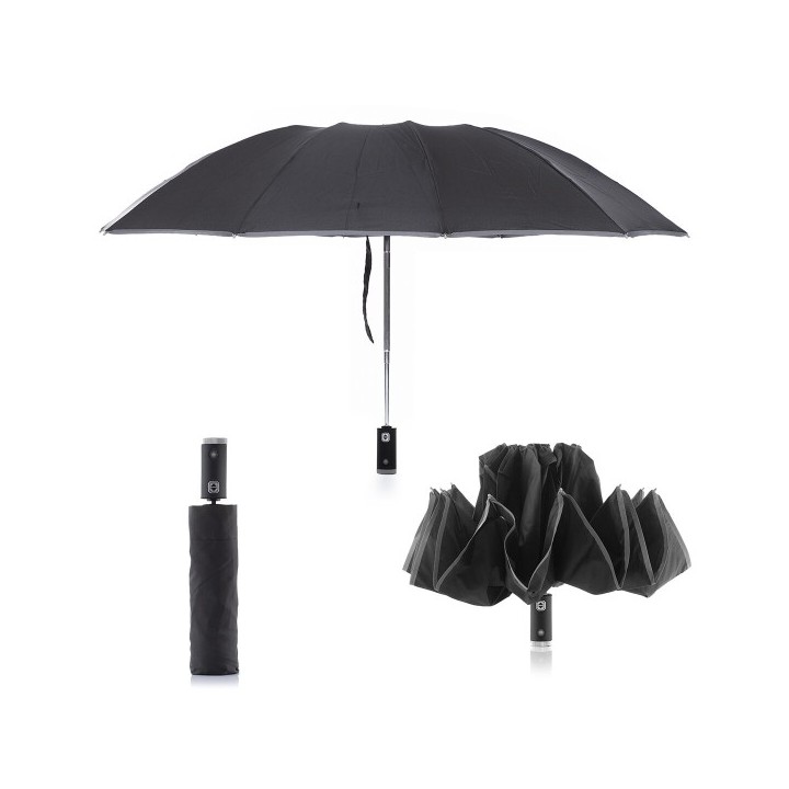 Parapluie Pliable à Fermeture Inversée avec LED Folbrella InnovaGoods