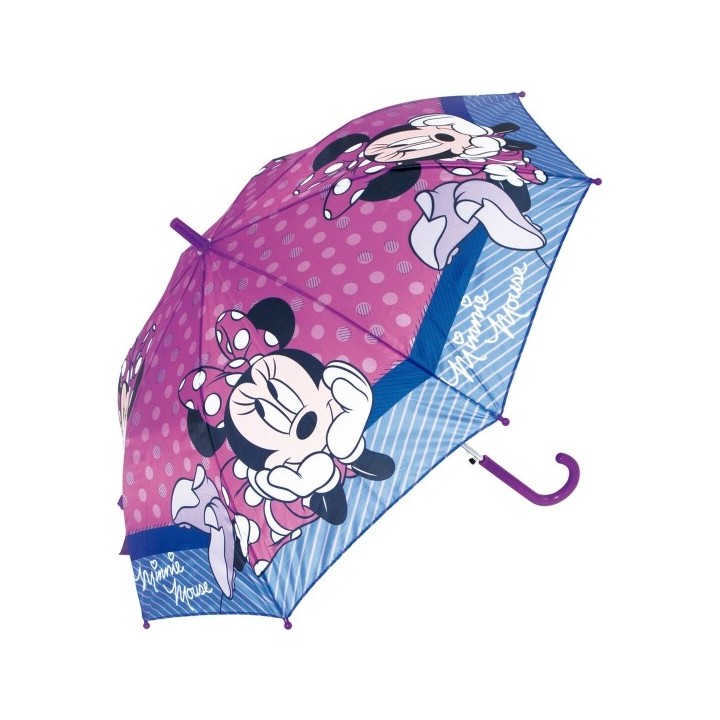Parapluie Automatique Minnie Mouse Lucky Rose (Ø 84 cm)