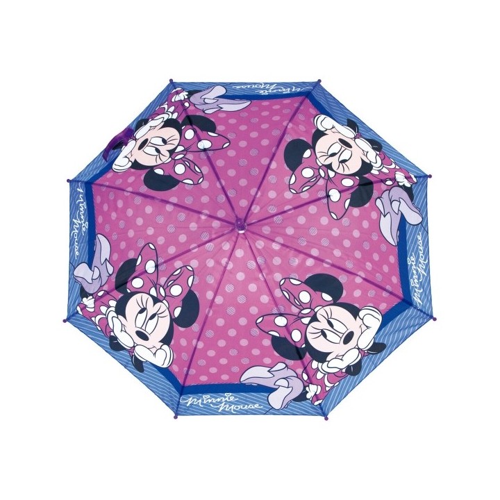 Parapluie Automatique Minnie Mouse Lucky Rose (Ø 84 cm)