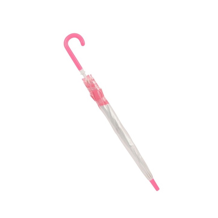 Parapluie BlackFit8 Glow up Rose Transparent PoE Ø 70 cm
