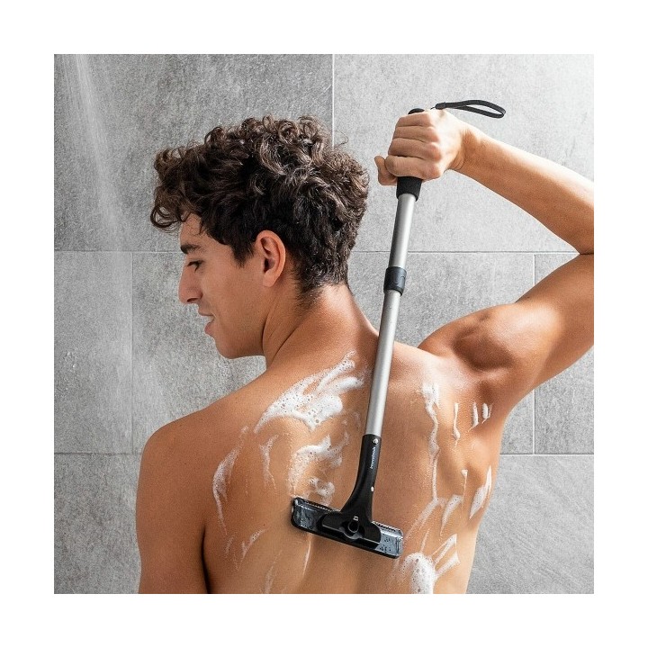 Rasoir pour le Corps avec Manche Extensible en Aluminium Extaver InnovaGoods