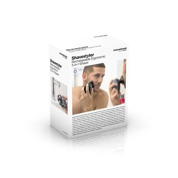 Rasoir Rechargeable Ergonomique Multifonction 5 en 1 Shavestyler InnovaGoods