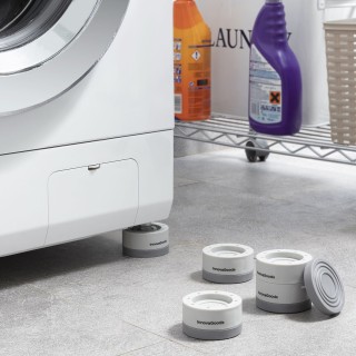 Jeu de Pieds Anti vibrations Empilables Novib InnovaGoods 4 Unités