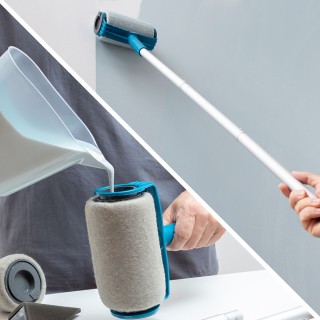 Ensemble de rouleaux de peinture anti goutte rechargeables Roll'n'paint InnovaGoods 5 Pièces