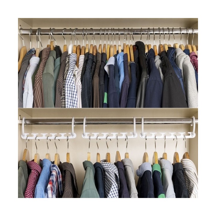 Organisateur de Cintre pour 40 Vêtements Plusrobe InnovaGoods 24 Pièces