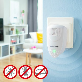 Répulsif à Ultrasons Anti nuisibles avec LED Killekt Duo InnovaGoods 2 Unités