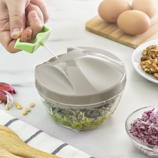 Mini Hachoir Manuel avec Cordon Spinop InnovaGoods