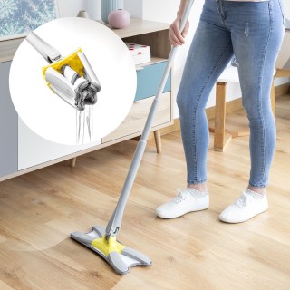 Balai Serpillère Auto essorant en Microfibre Type X. Twop InnovaGoods