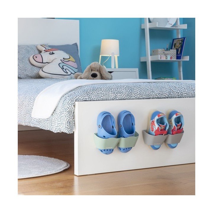 Meubles à chaussures avec adhésifs Shohold InnovaGoods Pack de 4 unités