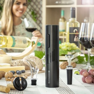 Tire bouchon Électrique avec Accessoires pour le Vin Corking InnovaGoods