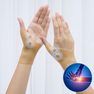 Protège poignets de Compression avec Points Magnétiques Imontic InnovaGoods 2 Unités