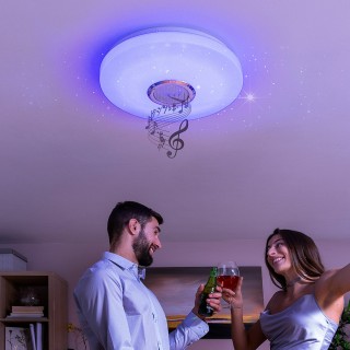 Plafonnier à LED avec Haut parleur Lumavox InnovaGoods