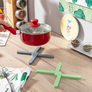 Dessous de plat Individuels Pliables en Silicone Folvet InnovaGoods 2 Unités