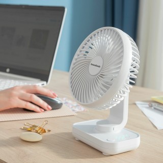 Ventilateur Rechargeable Pliable 3 en 1 Fandle InnovaGoods Ø7,7'' 7200 mAh
