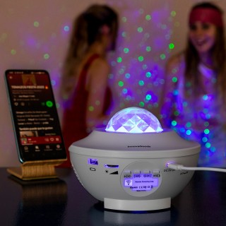 Projecteur d'Étoiles LED avec Haut parleur Sedlay InnovaGoods