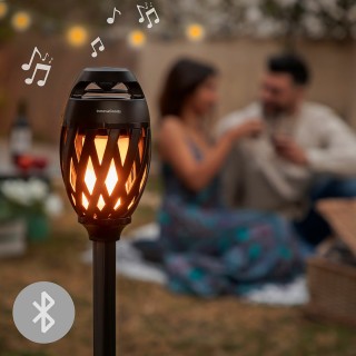 Haut Parleur Sans Fil avec LED Effet Flamme Spekkle InnovaGoods