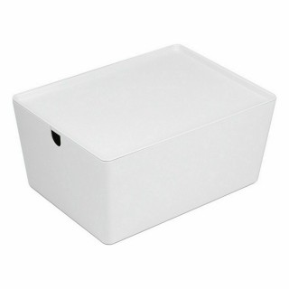 Boîte de rangement avec couvercle Confortime Carton 45 x 35 x 20 cm (6 Unités)