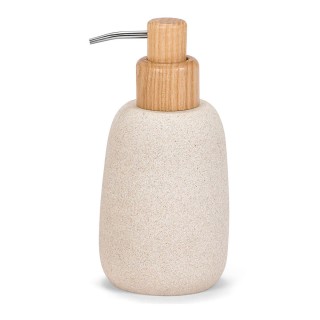 Distributeur de Savon Andrea House Mat Blanc ABS 330 ml Polyrésine (Ø 6,5 x 18,5 cm)