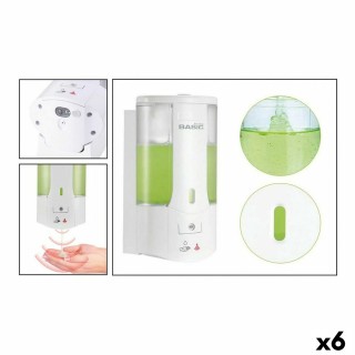 Distributeur de Savon Basic Home 400 ml 0,4 l Électrique Mural (6 Unités)