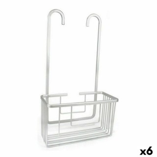 Etagère de salle de bains Confortime Alluma Argenté Aluminium 35,7 x 12,7 x 44,5 cm (6 Unités)