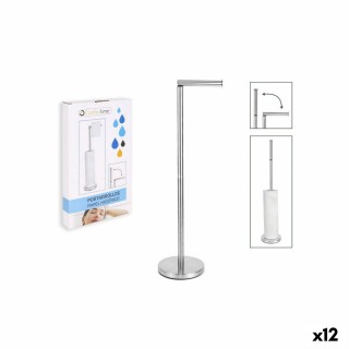 Porte rouleaux pour Papier Toilette Confortime Acier inoxydable Acier
